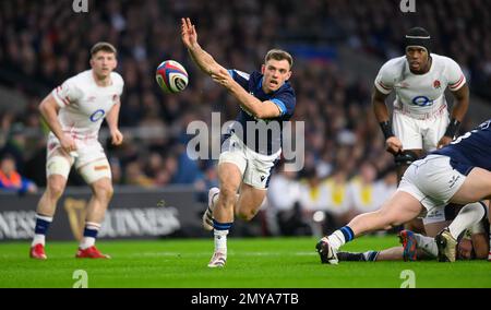 04 Jan 2023 - Inghilterra / Scozia - Guinness Six Nations - Twickenham Stadium ben White di Scozia durante la partita delle sei Nazioni a Twickenham Picture : Mark Pain / Alamy Live News Foto Stock