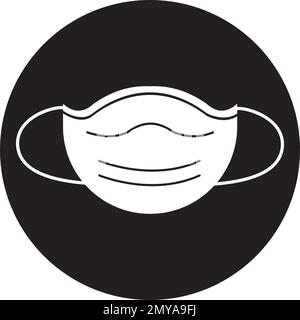 maschera logo vettoriale ilustrator Illustrazione Vettoriale