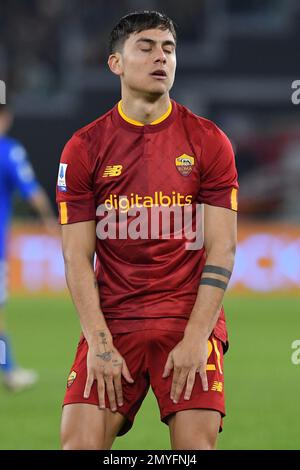 Roma, Italia. 04th Feb, 2023. Paulo Dybala di AS Roma durante il calcio Serie A Match, Stadio Olimpico, AS Roma v Empoli, 04th Febbraio 2023 Fotografo01 Credit: Independent Photo Agency/Alamy Live News Foto Stock