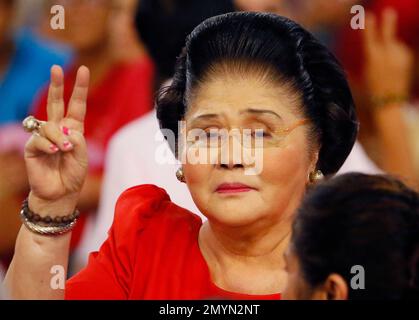 Former Philippine First Lady And Now Congresswoman Imelda Marcos Poses ...