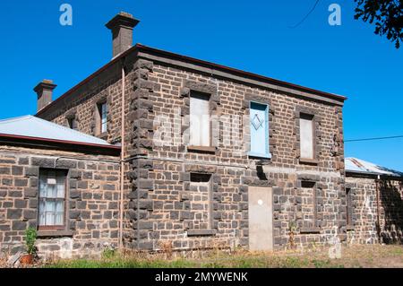 Gold Rush-era Masonic Institute a Carisbrook, nel Central Goldfields di Victoria, Australia Foto Stock