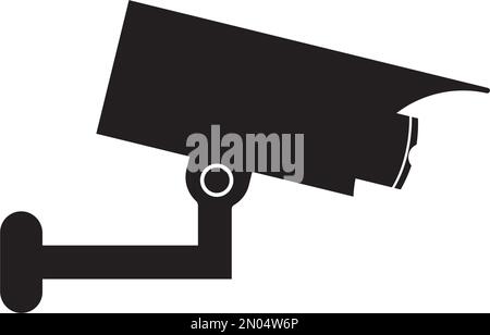 Modello disegno illustrazione vettoriale icona TVCC Illustrazione Vettoriale