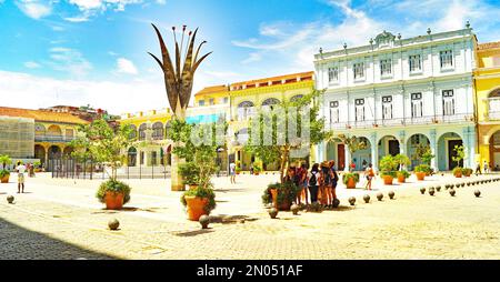 La Habana en la República de Cuba, Cuba, Caraibi Foto Stock