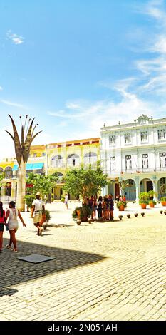 La Habana en la República de Cuba, Cuba, Caraibi Foto Stock