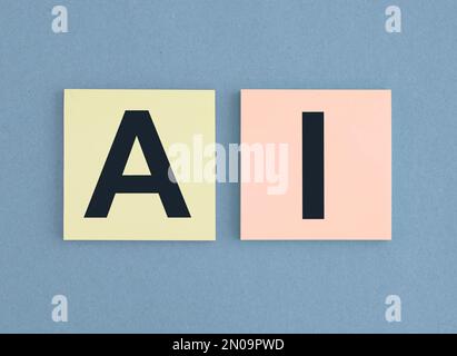 Acronimo di intelligenza artificiale ai. Foto di alta qualità Foto Stock