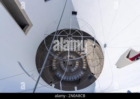 Orologio celebrità web a qinhuangdao, che il centro d'arte Foto Stock