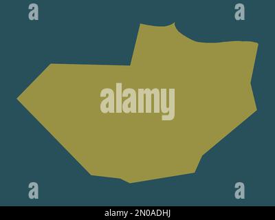 Al Batinah Sud, regione di Oman. Forma a tinta unita Foto Stock