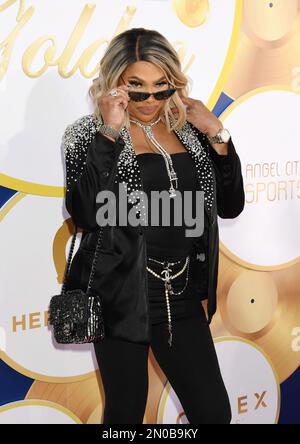 Beverly Hills, California, Stati Uniti. 04th Feb, 2023. Pepa partecipa al Gold Meets Golden 10th Anniversary Year Event del 2023 presso i Virginia Robinson Gardens il 04 febbraio 2023 a Beverly Hills, California. Credit: Jeffrey Mayer/JTM Photos/Media Punch/Alamy Live News Foto Stock