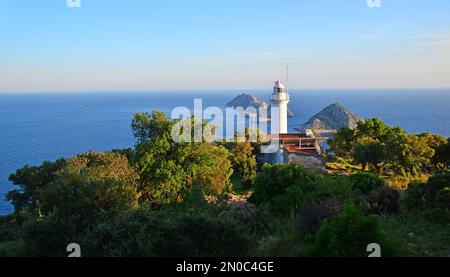 Faro di Gelidonya - Antalya - TURCHIA Foto Stock