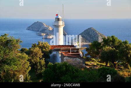 Faro di Gelidonya - Antalya - TURCHIA Foto Stock