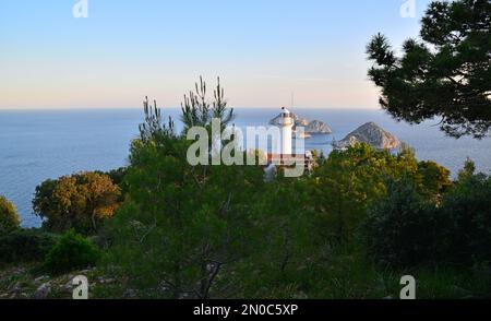 Faro di Gelidonya - Antalya - TURCHIA Foto Stock