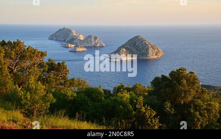 Faro di Gelidonya - Antalya - TURCHIA Foto Stock