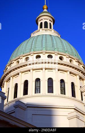 La cupola del vecchio tribunale di St Louis Foto Stock