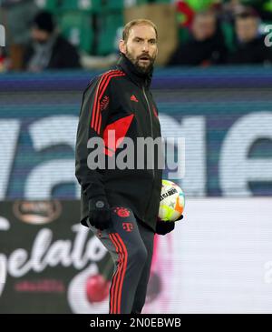 Wolfsburg, Germania. 05th Feb, 2023. Calcio : 05.02.2023, Calcio, Serie 1st, 1st Bundesliga, Stagione 2022/2023, VfL Wolfsburg - FCB FC Bayern Munich Muenchen FCB goalwart coach, Tom Starke, Credit: dpa/Alamy Live News Foto Stock