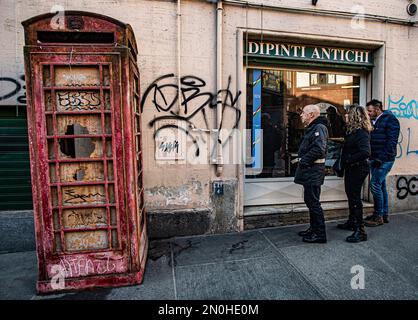 Torino, Italia. 05th Feb, 2023. Italia Piemonte Torino Borgo Dora Balon - mercato dell'antiquariato Gran Baloon Credit: Realy Easy Star/Alamy Live News Foto Stock