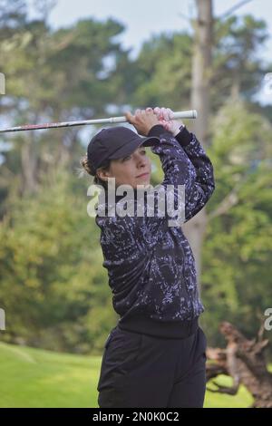 Pebble Beach, California, Stati Uniti. 5th Feb, 2023. Al campo da golf di Spyglass Hill durante il terzo round dell'AT&T Pro-Am 2023, PGA Tour Golf Tournament Credit: Motofoto/Alamy Live News Foto Stock