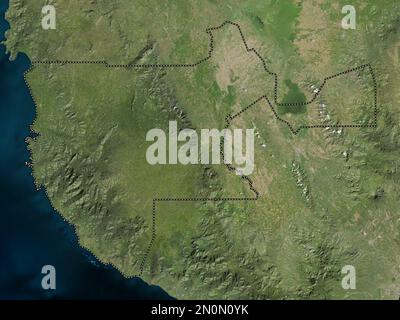 Sultan Kudarat, provincia delle Filippine. Mappa satellitare a bassa risoluzione Foto Stock