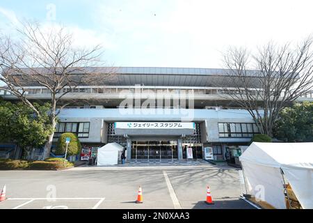 Oita, Giappone. 5th Feb, 2023. General view Marathon : la Maratona di Beppu Oita Mainichi 71st a Oita, Giappone . Credit: AFLO SPORT/Alamy Live News Foto Stock