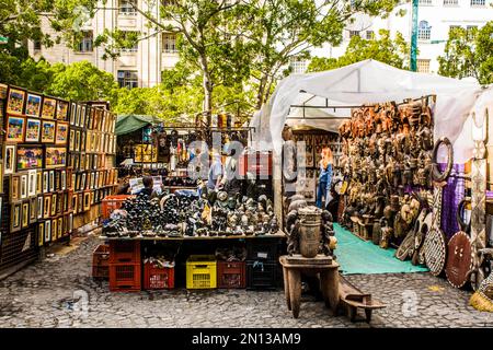 Greenmarket Square, probabilmente il mercato delle pulci più famoso di Città del Capo, Città del Capo, Capo Occidentale, Sud Africa, Africa Foto Stock