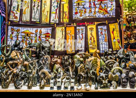 Greenmarket Square, probabilmente il mercato delle pulci più famoso di Città del Capo, Città del Capo, Capo Occidentale, Sud Africa, Africa Foto Stock