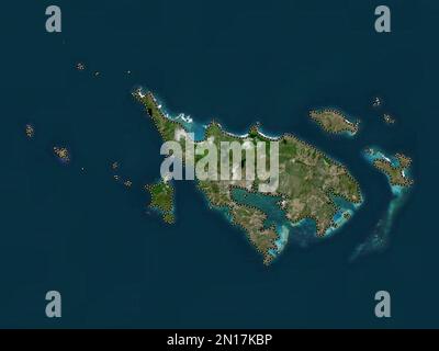 Culebra, comune di Puerto Rico. Mappa satellitare ad alta risoluzione Foto Stock