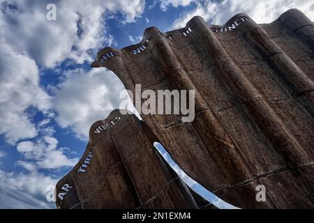 Capesante di Maggie Hambling Foto Stock