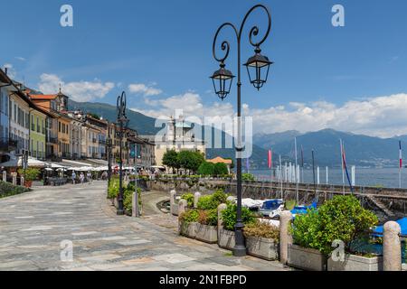 Cannobio, Lago maggiore, Piemonte, Laghi italiani, Italia, Europa Foto Stock