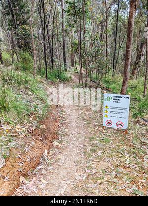 Yackandandah MTB Trails in Australia Foto Stock