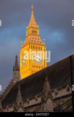 Ben ben Westminster Londra Regno Unito 22nd novembre Foto Stock