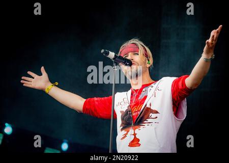 Francia 21 Giugno 2019 Sonata Arctica - live at Hell Fest Clisson © Andrea Ripamonti / Alamy Foto Stock