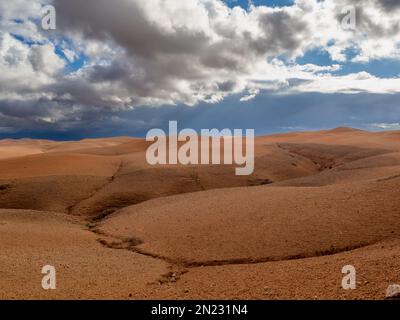 Deserto di Agafay a Marrakech Marocco Foto Stock