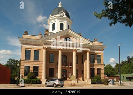 Tribunale della contea di Jasper a Monticello, Georgia, Stati Uniti Foto Stock