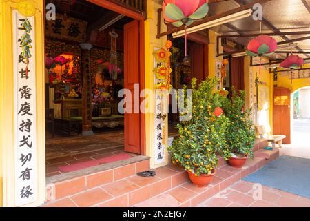 Hanoi, Vietnam, gennaio 2023. Tempio di BA NGO nel vecchio quartiere Foto Stock