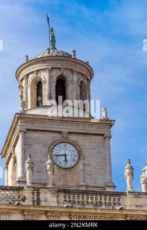 Francia, Provenza. Bouches-du-Rhone (13) Arles, la torre dell'orologio Foto Stock