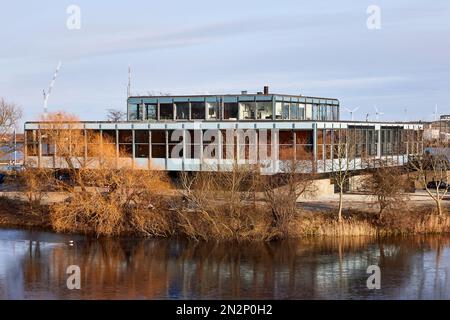 La Langelinie Pavilion (progettata da Eva & Nils Koppel, 1958), Copenaghen, Danimarca Foto Stock