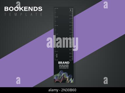 Business moderno bookmarks template design. Modello segnalibro vettore. Illustrazione dei segnalibri. Illustrazione Vettoriale
