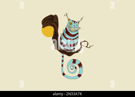 Illustrazione vettoriale delle mascotte Cat Illustrazione Vettoriale