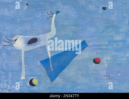 Circus cavallo, Joan Miro, 1927, Art Institute of Chicago, Chicago, Illinois, USA, America del Nord Foto Stock