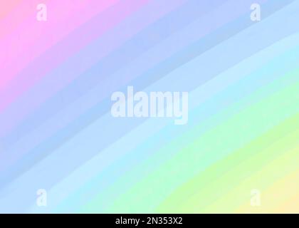 Sfondo arcobaleno in tinta pastello diagonale con sfumature di rosa, viola, giallo, blu, verde. gesso colorato. Foto Stock