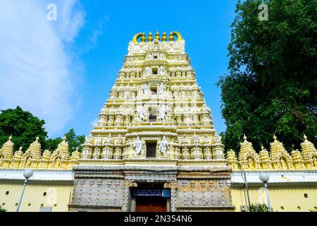 Palazzo Mysore, palazzo amba vilas, Palazzo Amba Vilas, Mysore, Karnataka, India, Asia Foto Stock