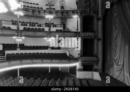 Sala del Teatro Les Celestins, Lione, Francia, 1989 Foto Stock