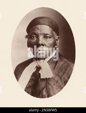 Harriet Tubman (1820-1913), abolizionista e attivista sociale americano, Head and Shoulders Portrait, Tarby Studios, 1908 Foto Stock