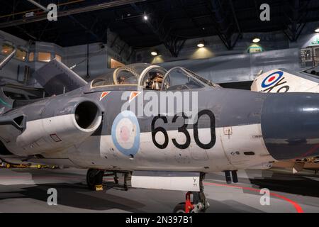 Yeovilton.Somerset.United Kingdom.October 23rd 2022.A Blackburn Buccaneer è in mostra a The Fleet Air Arm Museum a Somerset Foto Stock