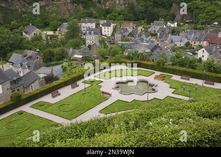 Fougeres, Brittany, Francia Foto Stock