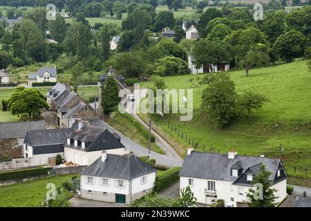 Fougeres, Brittany, Francia Foto Stock