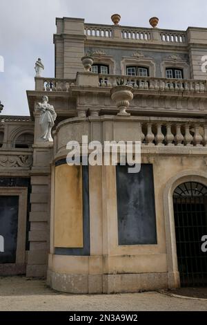 Queluz, Lisbona, Portogallo - 21 novembre 2022: Bellissimo Palazzo Nazionale di Queluz a Lisbona Foto Stock