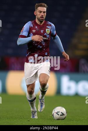 7th febbraio 2023: Turf Moor, Burnley, Lancashire, Inghilterra; fa Cup Football, Burnley contro Ipswich Town; Charlie Taylor di Burnley Foto Stock