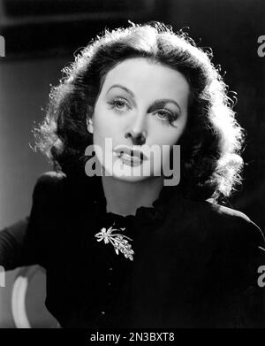 Hedy Lamarr, Hedy Lamarr (Hedwig Eva Maria Kiesler; 1914 – 2000) attrice cinematografica americana di origine austriaca Foto Stock