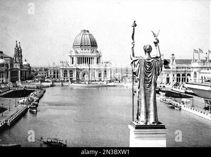 La World's Columbian Exposition (conosciuta come Chicago World's Fair) si è tenuta a Chicago nel 1893 Foto Stock