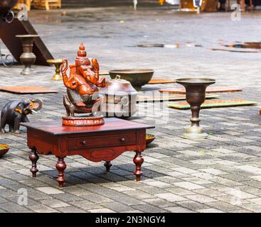 Ganapati, Vinayaka e Pillaiyar, è una delle divinità più conosciute e adorate del pantheon indù ed è il Dio Supremo di Ganapatya Foto Stock